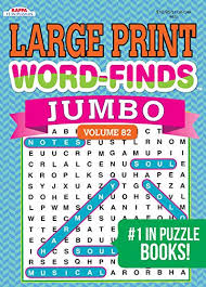 We did not find results for: 9781559930918 Jumbo Large Print Word Finds Puzzle Book Word Search Volume 82 Abebooks Kappa Books Publishers 1559930918