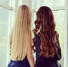 Every Girl With Straight Hair Needs A Curly Headed Best Friend Hair Long Hair Styles Hair Styles