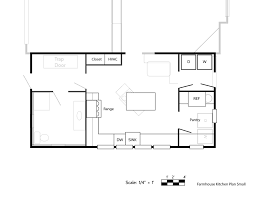 the farmhouse // kitchen floor plan 2.0