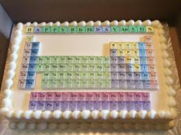 Periodic Table Of Elements Cake Party Food Themes Science Themes Scientist Birthday Party