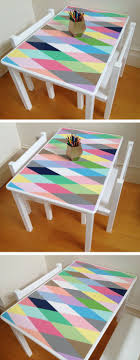 Table And Chair Set Harlequin Design Children S Table And Chair Set Children S Furniture Child S Tab Paint Kids Table Kid Room Decor Kids Table And Chairs