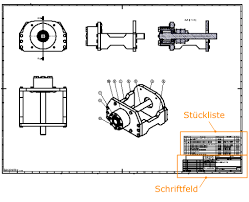 Technisches zeichnen ist die anfertigung von im maschinenbau und im bauwesen verwendeter technischer zeichnungen durch ingenieure (besonders konstrukteure), architekten, technische zeichner und bauzeichner. Die Stuckliste In Der Technischen Zeichnung