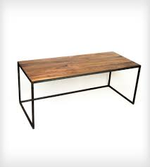 Long Wood Desk With Industrial Steel Legs Wood Desk Pine Desk Furniture