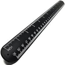 How to read a tape measure cheat sheet. Perfect Measuring Tape Wristband Snap Ruler Silicone Bracelet Tape Measure Band Two Sided Measurement Side And Equations And Conversion Side 12 30cm Black Amazon Com