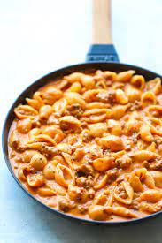Creamy Beef And Shells Recipe Recipes Cooking Recipes Ground Beef Recipes Easy