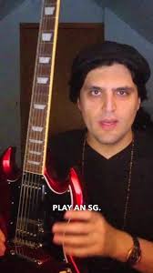 I have fallen in love with this Epiphone SG in Sparkling Burgundy (I mean  look at that finish). It's a totally different vibe from most other  guitars, but it's a lot of fun! #spellsandcurses ...