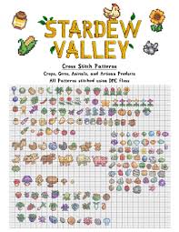 Stardew Valley Cross Stitch Needlepoint Pattern Over 200 Etsy Tiny Cross Stitch Geek Cross Stitch Cross Stitch