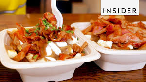 Although i prefer the beef gravy described here, there is also poutine gravy which i believe is a thinner chicken gravy. Poutine The Canadian Encyclopedia