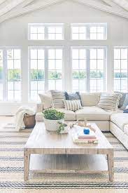 45 Cool And Clean Coastal Living Room Decorating Ideas Decor Tips 2019 Farm House Living Room Blue And White Living Room White Living Room Decor
