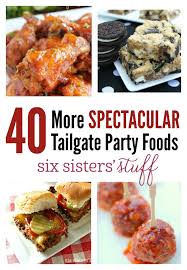 Bringing salads and busy, complicated food dishes to a tailgate party is just a recipe for disaster. 40 More Spectacular Tailgate Party Foods