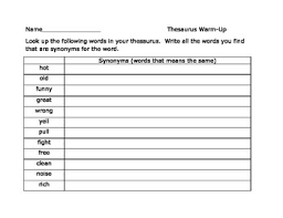 Thesaurus definition, a dictionary of synonyms and antonyms, such as the online thesaurus.com. Better Word Choice Yes You Can Synonyms And Thesaurus By Renee James