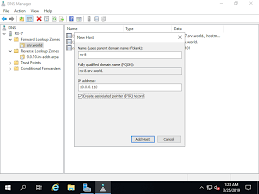 Windows Server 2019 Dns Server Add A Ptr Record Server World