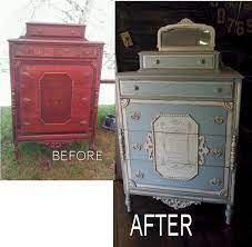 Antique Dresser With French Graphics Reborn By Zoey S Uber Chic Loft Https Www Facebook Com Distressed Furniture Painting Paint Furniture Painted Furniture