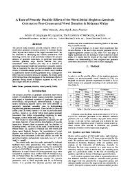Malaysian and indonesian are two standardised varieties of the malay language, used in malaysia and indonesia, respectively. Malay Dialect Research Papers Academia Edu