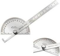 Angle Protractor,Stainless Steel Angle Ruler Finder 0-180 ...