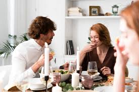Donna pilato is an experienced entertaining expert and freelance writer who has covered entertaining for nearly 20 years. Friends Having Fun At A Dinner Party Enjoying Eating Together Stockphoto