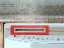 The air in the tube condenses and the moisture runs back into the tub. Water Vapor Coming From Dishwasher Door Youtube