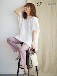 蛯原友里さんと人気 tシャツ をチェック ticca hyke 旬名品に視線集中 lee シャツ おしゃれ レディース 蛯原友里 ファッション