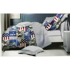 Fantasia zebrata per il copriletto con angoli sagomati. Trapunta U S A Con Stampa Digitale 3d Matrimoniale Maxi A458