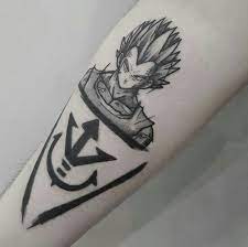 Black outline dragon tattoo design for forearm. 300 Dbz Dragon Ball Z Tattoo Designs 2021 Goku Vegeta Super Saiyan Ideas