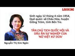 She is a member of the 12th politburo of the communist party of vietnam, in which she is ranked second. Than Tháº¿ Sá»± Nghiep Ctqh Nguyá»…n Thá»‹ Kim Ngan Youtube