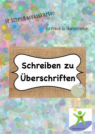 Kreatives Schreiben Schreiben Zu Uberschriften Unterrichtsmaterial Im Fach Deutsch Schreiben Kreatives Schreiben Unterrichtsmaterial