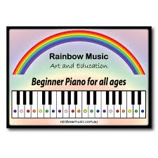 Beginner Piano For Kids Booklet Includes Piano Stickers Rainbow Music Piggy bank coin recognition telling time preschool sheets telling time games for kids daylight savings time board game. beginner piano for kids booklet includes piano stickers