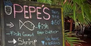 Because they get it, they're hardcore.$1.75 classic beer battered with cabbage, diced tomatoes and crema every day. Pepe S Best Fish Tacos In Mexico Wandering Peso