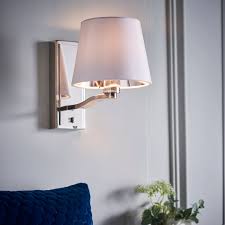 Harvey Wall Light, Bright Nickel