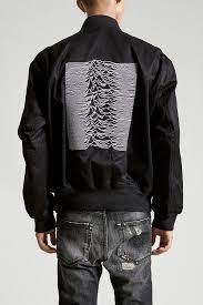 Regular Fit Flight Jacket Embroidered Unknown Pleasures Graphic On The Back 100 Cotton Dry Clean Only Imported Mode Flight Jacket Jackets Leather Outerwear