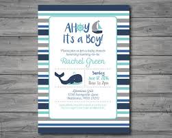Nautical Baby Shower Invitation Digital Invite With Whale Etsy Nautical Baby Shower Invitations Nautical Baby Shower Baby Shower Invitations For Boys