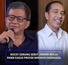 Rocky Gerung Sebut Jokowi Mulai Panik Kasus Proyek Kereta Cepat Whoosh  Disenggol: Publik Menunggu