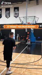 Basketball Tiktok Tips 3 Stops You Must Master Video Basketball Drills Basketball Backboard Basketball