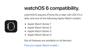 Watchos 6 Works With Apple Watch Series 4 3 2 And 1