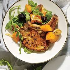 Oven Pork Chop Pan Roast Recipe Myrecipes Com Healthy Pork Chop Recipes Pork Chop Dinner Healthy Pork Chops