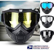 Modular Motorcycle Goggles Face Mask Motocross Atv Off Road Race Eyewear Glasses Ebay Motorcycle Goggles Riding Motorcycle Goggles