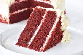 Line the bottom of the pan with a parchment round. Red Velvet Cake With Cream Cheese Frosting Baking Envy