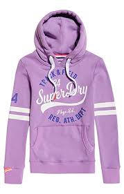 Superdry Womens Track And Field Hood Sweatshirt Amazon Co