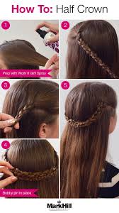 I think they're so pretty and feminine, and great for proms, weddings, graduations, & any event. This Half Up Crown Braid Tutorial Is Sophisticated And Perfect For Any Occasion Braid Crown Tutorial Hair Crown Tutorial Braided Crown Hairstyles