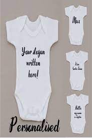 5 85 Gbp Personalised Unisex Baby Clothing Vest Babygrow Baby Shower Gift Any Slogan Personalised Unisex Ba Unisex Baby Clothes Unisex Clothing Clothes