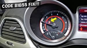 Dodge Journey Airbag Light On Code B1b55 Passenger Seat Belt Sensor High Youtube