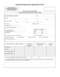 blank job application form samples download free forms templates in pdf word