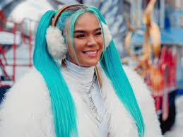 Imágenes de pelo azul para mujeres. Karol G Cambio El Tinte Rubio Y Ahora Lleva El Cabello Color Azul