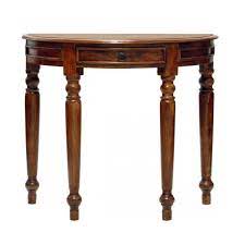 Fill your cart with color · low prices on ebay · returns made easy Sheesham Wood Half Moon Console Table Scape Interiors West Ltd