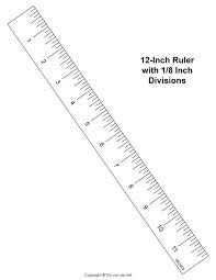 printable paper rulers inches and centimeter color and etsy