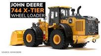 John Deere unveils next E-Drive wheel loader, the 744 X-Tier