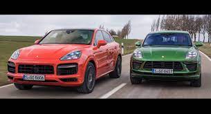 The 2020 cayenne and the cayenne s are aesthetically similar to most of the same exterior design elements and features. Sibling Rivalry Porsche Macan Turbo And Cayenne Coupe Turbo Engage In Track War Carscoops