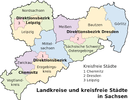 Die landeshauptstadt ist dresden, die bevölkerungsreichste stadt ist leipzig, dritte großstadt ist chemnitz. Datei Landkreise Sachsen Svg Wikipedia