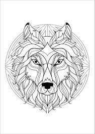 Un compagnon responsable de ses nuits. 16 Simple Coloriage Loup Mandala Photograph Loup Mandala Coloriage Mandala Coloriage Loup