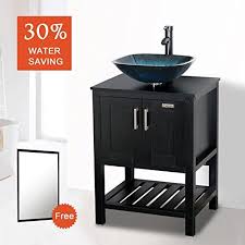 Eclife 24 Modern Bathroom Vessel Sink And Vanity Combo Https Www Amazon Com Dp B0746ft36p Ref Cm Sw Vanity Combos Vessel Sink Bathroom Bathroom Vanity